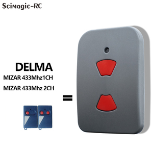 SMG-302 DELMA Garage porta telecomando compatibile con MIZAR 433mhz 1CH 2CH 2 pulsanti 433.92MHz codice fisso Gate emettitori - Product Image 2