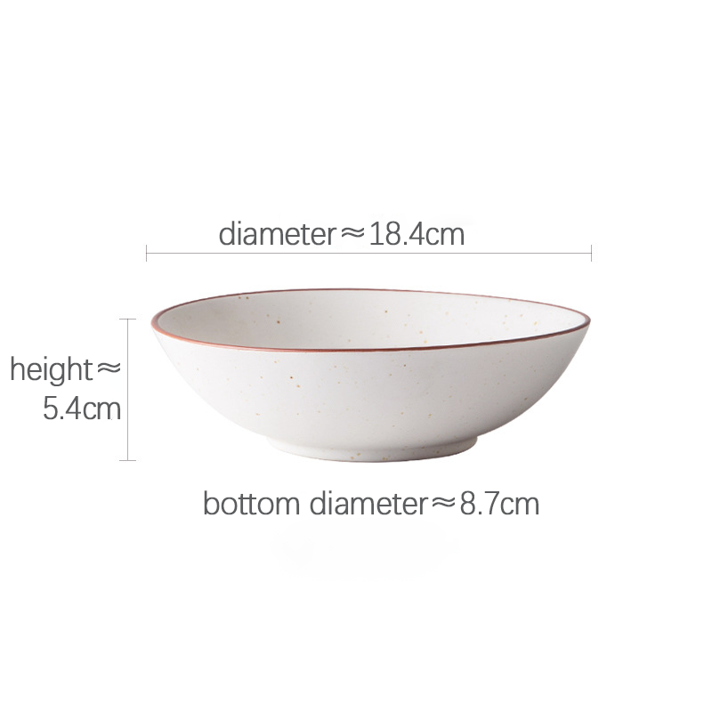 Luojia 7.2 "bol à salade blanc