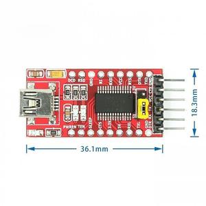 USB to <strong>TTL</strong> 3.3V 5V FT232RL module download cable mini interface - Product Image 4