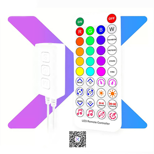 <strong>RGB</strong> <strong>LED</strong> <strong>Strip</strong> Light Controller DC12-24V Smart APP Music Controller with 40 Key IR Remote <strong>Control</strong> for 5050 2835 <strong>RGB</strong> <strong>Strip</strong> - Product Image 1