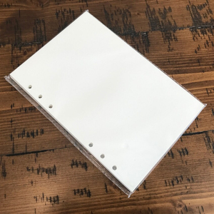 A5 6 anillos papel de inserción 45 páginas recarga de papel de hojas sueltas para cuaderno planificador diario semanal Carpeta de presupuesto recargable - Product Image 5
