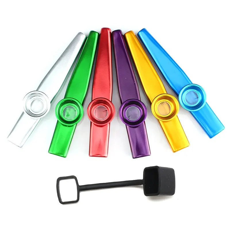 Flauti per strumenti musicali Kazoo in metallo di alta qualità Zhejiang Kazoo fornitore, compagno per Ukulele, violino, chitarra, tastiera per pianoforte