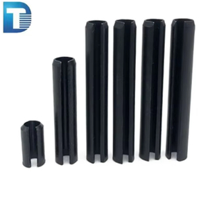 M6 M8 M16 INOX <strong>Stainless</strong> Steel Coiled Spring <strong>Pin</strong> Black Electrophoresis Slotted <strong>Headless</strong> Design SUS201 SUS304 SUS316 SUS430