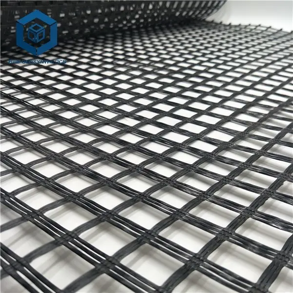 Civil Engineering Geogrid Basalt Mesh Geo Grid Ground Grid Fiberglass Grid Plastic Panel for Sale