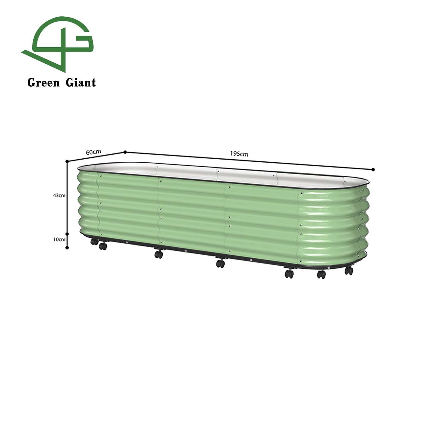 Green 195x60x53cm