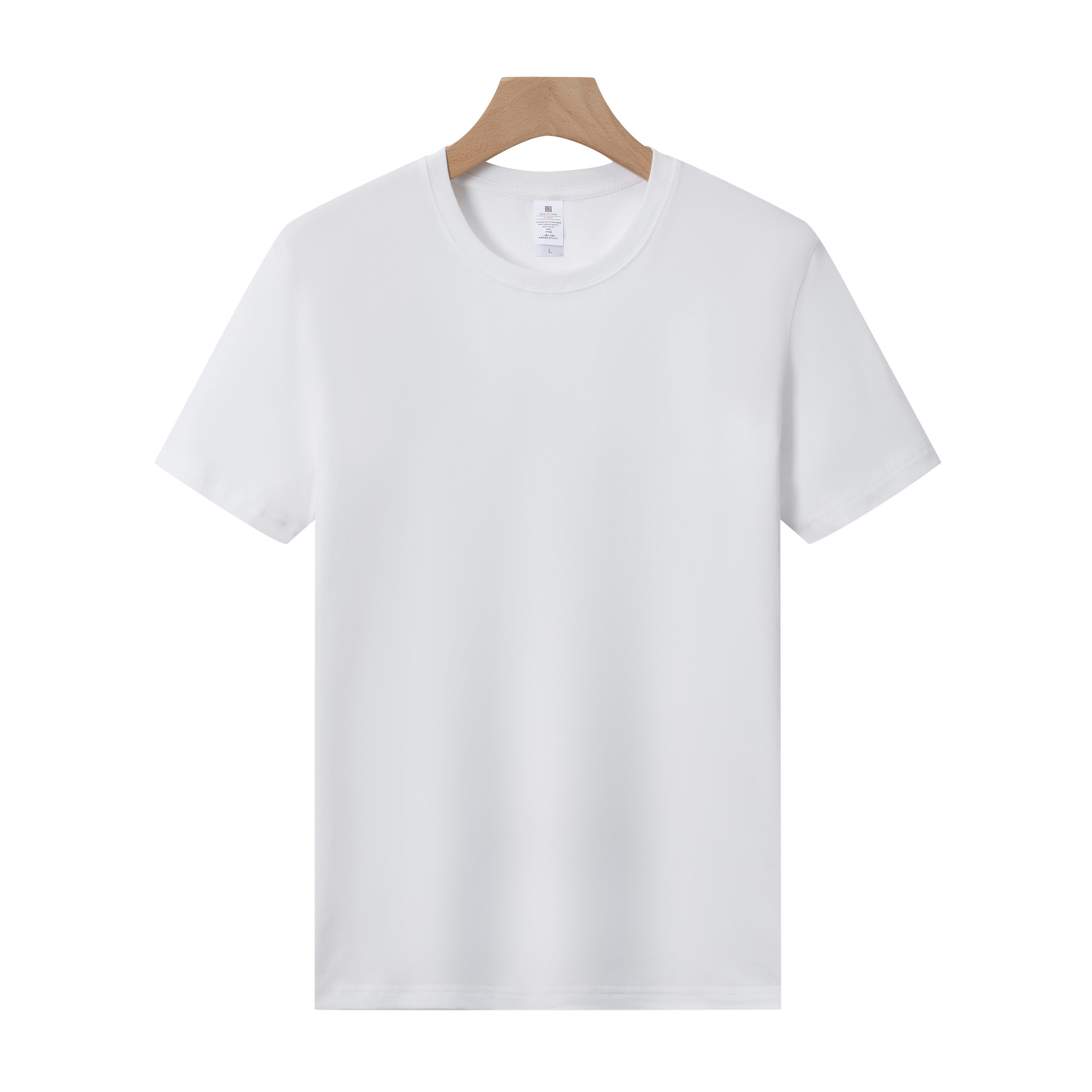 White-180g pure cotton t