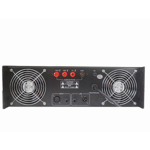 Amplificador de 2000W de alta potencia de 100V con carcasa de metal Entrada y salida de fuente de audio de lugar público para centros comerciales