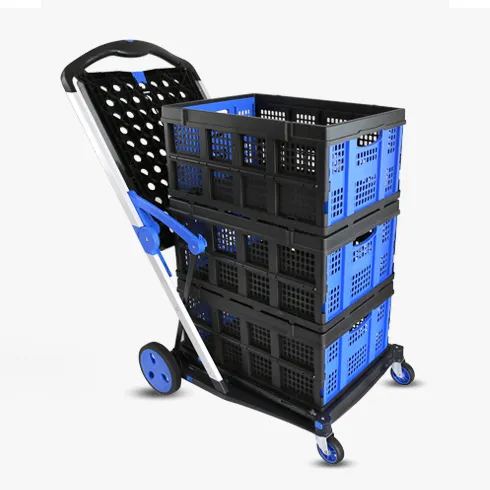 Cesta dobrável portátil para carrinho de piquenique, comidas, cesta de armazenamento