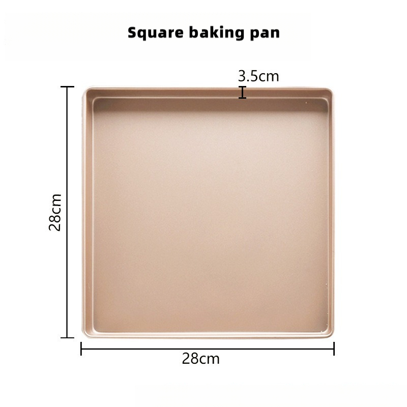 Plat de cuisson carré 28*28*3.5cm