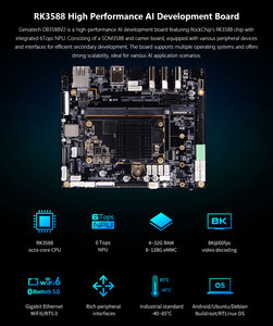 support Android Ubuntu Debian Buildroot and RTLinux rk3588 npu 6.0tops ai development board rk3588 board development boards kits - Product Image 5