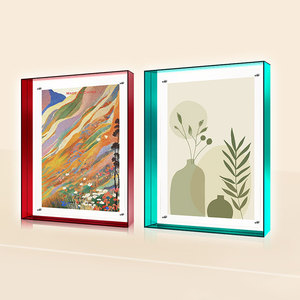 Tùy Chỉnh Đa-Màu Sắc Nổ <span class=keywords><strong>Acrylic</strong></span> Khung Ảnh Màu Sắc Gia Đình Nhựa Khung Ảnh - Product Image 1