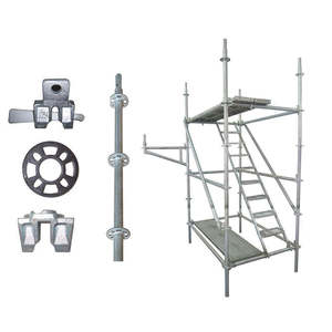 Andamios Ringlock resistentes de metal de construcción Layher multidireccionales galvanizados multifunción - Product Image 1