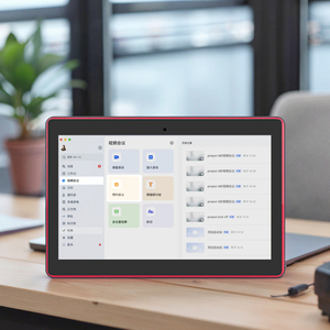 新しい15.6インチAndroidオールインワンタブレットPC HDフロントカメラPOE NFC 3G GSM 4G LTE LEDライト付き会議室予約システム