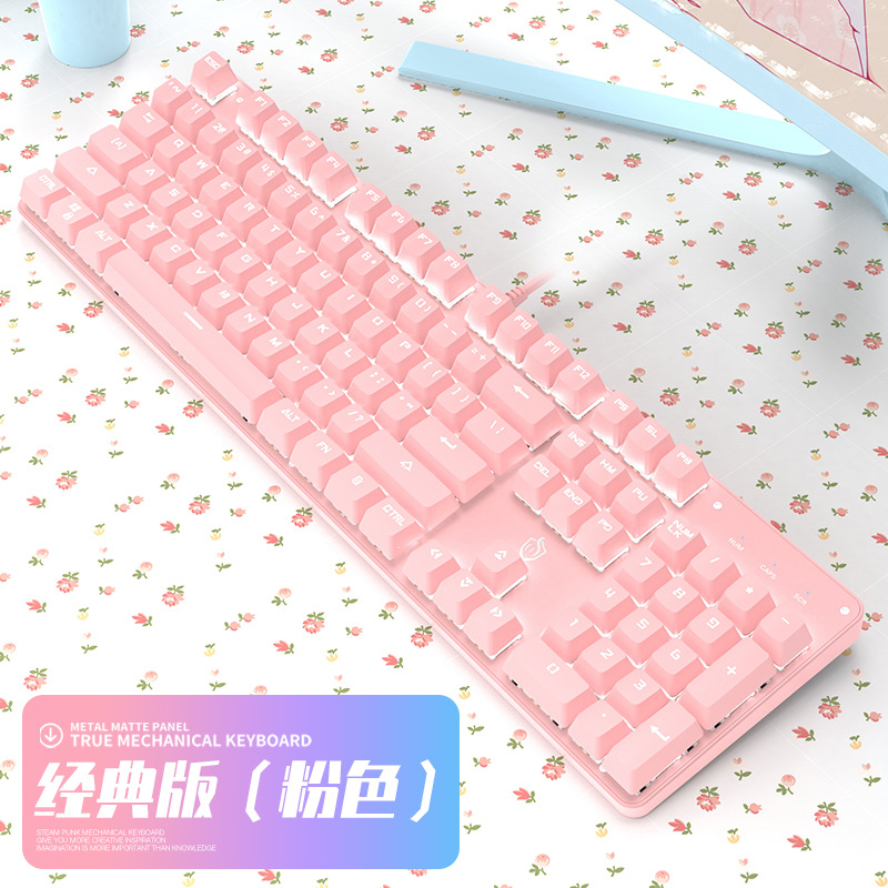 Pink square keycap version