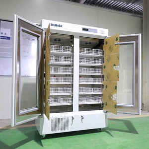 BIOBASE, китайский холодильник для банка крови, BBR-4V966, 4 градуса, больничный холодильник (двойная дверь) для лаборатории - Product Image 4