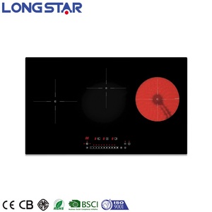 220V ~ 240V Tích Hợp 3 Đầu Đốt Bếp Cảm Ứng Bếp Cảm Ứng - Product Image 4