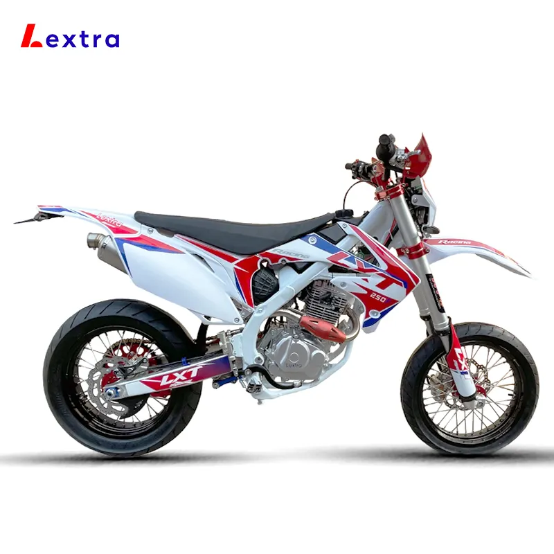 Lextra Supermotard version Air Cold Cross Motorbike 4 Stroke 250cc Dirt Bikes Dirt Bike Motorcycles