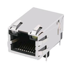 100 base-t LED Ethernet dişi RJ45 yan giriş modüler krikolar - Product Image 5