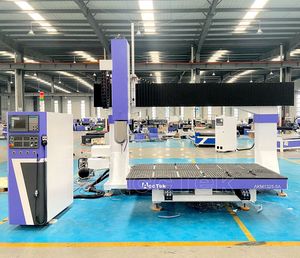 High Accuracy 5 <strong>Axis</strong> EPS <strong>CNC</strong> 1300*2500*600mm Working Area ATC <strong>CNC</strong> <strong>Router</strong> 360 Degree <strong>Rotation</strong> C <strong>Axis</strong> 110 Degree a Xis - Product Image 6