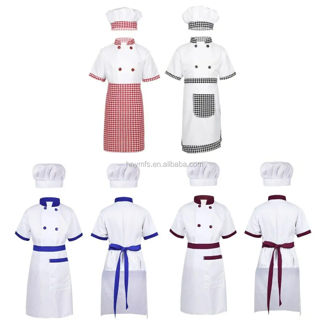 Uniformes de manuseio branco manga longa, roupa de chef da amazon