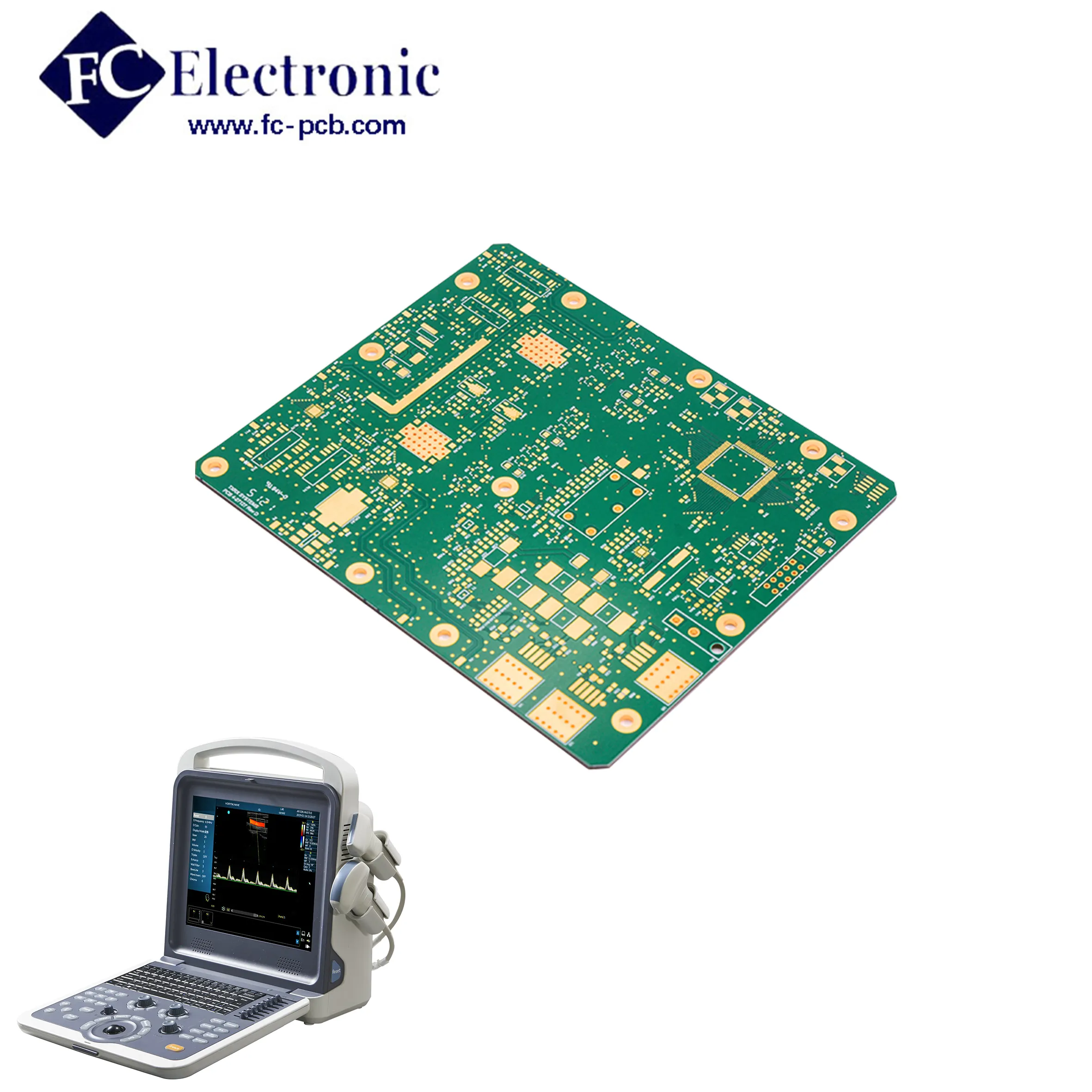 Fc Oem Custom 2-32 Camadas Pcba Service Pcba Fornecedor Precisa Gerber File Oem Portable Medical Instruments Pcb Print Board