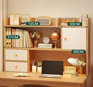 Nueva mesa de estudio de oficina de madera de almacenamiento de 3 niveles de alta calidad para ordenador portátil PC Escritorio - Product Image 3
