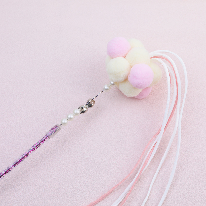 Style pompon fée rose