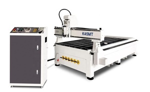 3d木雕数控路由器K45MT 1325数控木工路由器带真空台 - Product Image 4