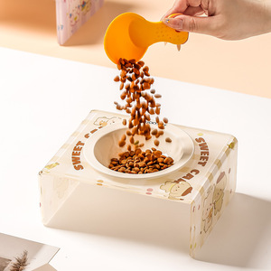 May Mắn Vật Nuôi Bát Với Đáng Yêu Con Chó In Chất Lượng Cao Gốm Vật Nuôi Cho Ăn Món Ăn Dễ Dàng Để Làm Sạch & Ergonomic - Product Image 2