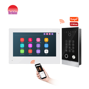 Sistema de timbre de puerta de apartamento de metal completo OEM más nuevo sistema de videoportero de construcción con cámara para el hogar
