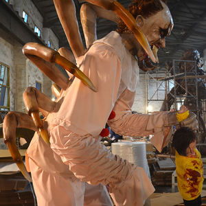 Công nghệ mới di chuyển đột biến hề ma mô hình với hệ thống khí nén cho công viên chủ đề dinosky - Product Image 6