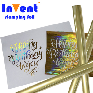 The Fine Quality DIY GOLD Reactive <strong>Foil</strong> <strong>Hot</strong> <strong>Stamping</strong> <strong>Foil</strong> <strong>for</strong> Toner Laser Printing <strong>Laminating</strong> <strong>Machine</strong> <strong>for</strong> Wedding Cards Paper