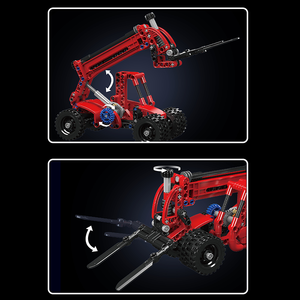 मोल्ड किंग रचनात्मक ब्लॉक मॉडल 24016 टेलीहैंडलर रोड रोलर बच्चे प्लास्टिक बिल्डिंग ब्लॉक खिलौना सेट थोक उपहार इकट्ठा करते हैं - Product Image 4