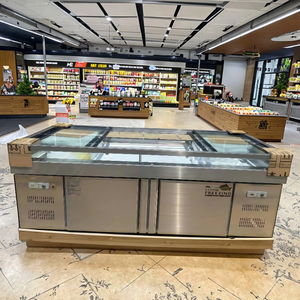 Tự Chứa mở tủ lạnh hệ thống hiển thị mở truy cập thiết kế ướp lạnh khu Tủ đông cơ sở cho <span class=keywords><strong>Grab</strong></span>-<span class=keywords><strong>and</strong></span>-<span class=keywords><strong>Go</strong></span> thực phẩm - Product Image 5