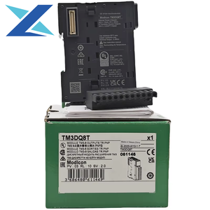 Nuevo controlador lógico programable TM3DQ8T Original, módulo de entrada/salida PLC, salida de transistor serie TM3