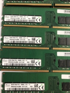 Usato SK 32G 2R * 8 DDR4 PC4-2666V ECC memoria per Server workstation e desktop - Product Image 2