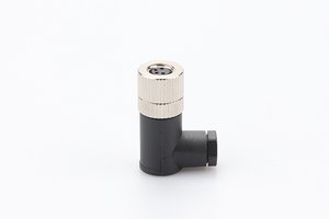 M8 Right Angle Elbow Circular Assembly Connector Screw LockA B D <strong>Code</strong> 3p 4p 5p 6p 8p Industrial IP67 IP68 Waterproof <strong>Sensor</strong> - Product Image 2