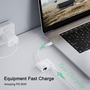 USB C Ethernet adaptörü tip C LAN Gigabit Ethernet RJ45 ağ adaptörü kablolu LAN dönüştürücü iPad Android için macbook pro - Product Image 3