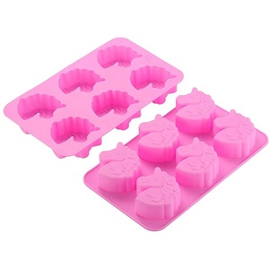 Non Stick <strong>Easy</strong> to Clean Reusable 6 Cavity Handmade Silicon <strong>Soap</strong> <strong>Making</strong> Molds Mold <strong>Soap</strong> Silicon Cake Tools - Product Image 4