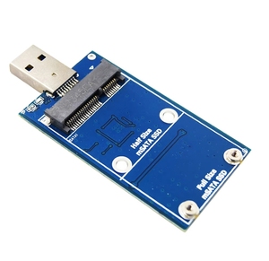 MSATA至USB 5Gbps USB 3.0至mSATA固态硬盘机箱迷你PCI-E mSATA至USB 3.0转换器适配器M2固态硬盘外置硬盘盒 - Product Image 5