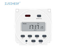 CN101A 220V 230V 240V Digitaler LCD-Power-Timer 7 Tage wöchentlich Programmier barer Zeitrelais-Programmierer Eingebauter Akku - Product Image 2
