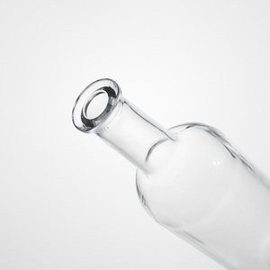 High-end Liquor Bottle 375ml 700ml 750ml <strong>1L</strong> Long Neck Cork Stopper Glass Bottle Suitable for Whiskey Vodka Rum Global Export - Product Image 3