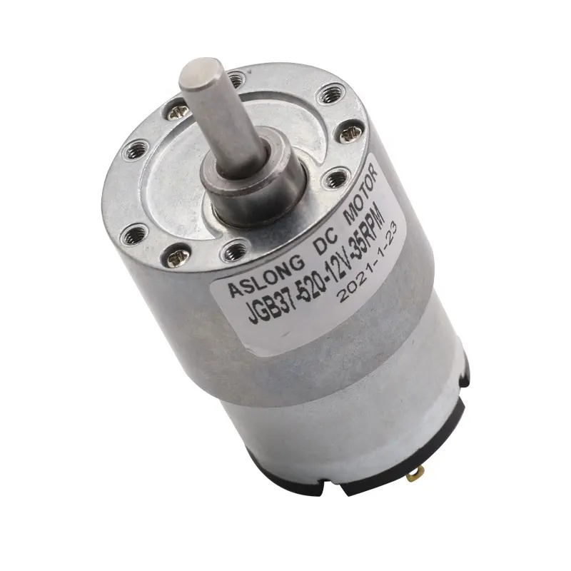 Weit verbreiteter 37mm Durchmesser 12V 24V 6V JGB37-520 elektrischer Gleichstrom motor mit hohem Drehmoment und hohem Drehmoment für Roboter