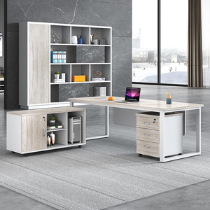 Gabinete de escritório executivo moderno, estação de trabalho, <span class=keywords><strong>design</strong></span> de mesa de escritório, mesa em forma de <span class=keywords><strong>l</strong></span>, computador, mesa de escritório