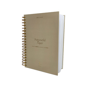 Muestra gratis 2025 diario impresión diario personalizado cuaderno A5 A4 A3 planificador en espiral con caja de papel bajo demanda - Product Image 5