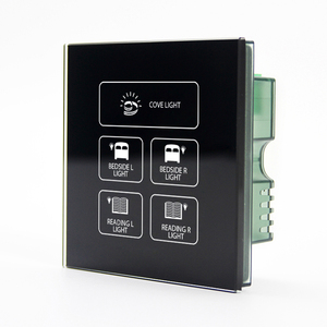 RS485 Standard High Quality 5 Keys Provide <strong>Modbus</strong> <strong>Protocol</strong> Smart Light Wall Switch for Hotel Room Control System - Product Image 3