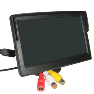 Pantalla LCD TFT Universal para coche, de 5 pulgadas pantalla HD, 800x480, 2 vías, entrada de vídeo RCA para cámara de respaldo, TV, DVD, Monitor VCd - Product Image 2
