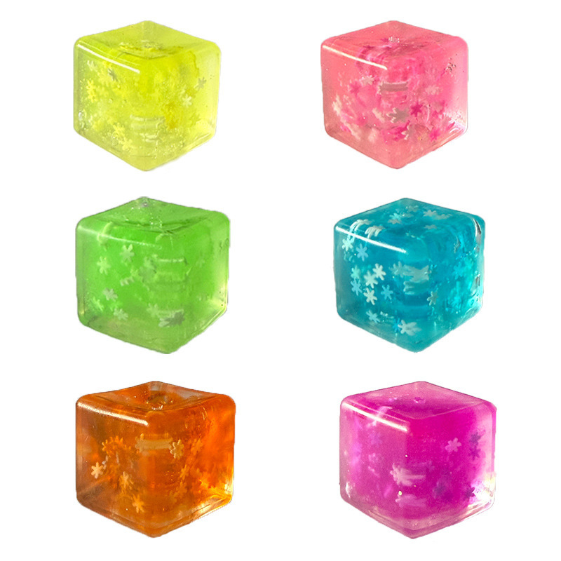 3.5 snowflake square mixed color