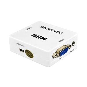 MINI VGA to HD MI Model Converter HD 2VGA Video Box Adapter Original HD 1080P with <strong>Audio</strong> <strong>Output</strong> - Product Image 4