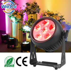 IP65LEDパーライトLED6x20w RGBWA UV6in1ワイヤレスバッテリーパーライトDJステージ6*20wIP65防水LEDパーライト